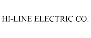 HI-LINE ELECTRIC CO. trademark