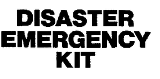 DISASTER EMERGENCY KIT