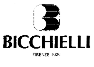 B BICCHIELLI FIRENZE 1929