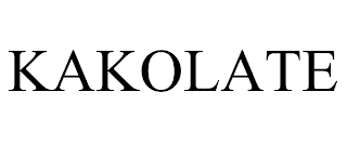 KAKOLATE trademark