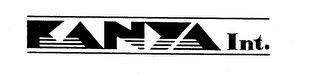 KANYA INT. trademark