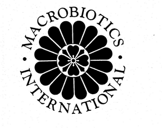 MACROBIOTICS INTERNATIONAL trademark