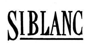 SIBLANC trademark