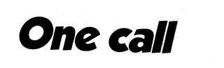ONE CALL