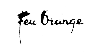 FEU ORANGE trademark
