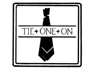 TIE ONE ON trademark