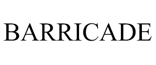 BARRICADE trademark
