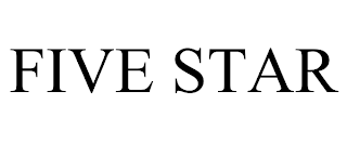 FIVE STAR trademark