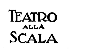 TEATRO ALLA SCALA