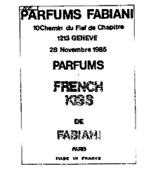 FRENCH KISS trademark