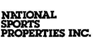 NATIONAL SPORTS PROPERTIES INC.