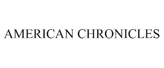 AMERICAN CHRONICLES trademark