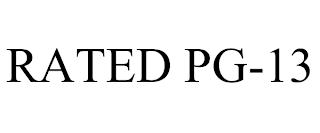 RATED PG-13 trademark