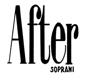 AFTER SOPRANI trademark