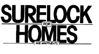 SURELOCK FOR HOMES AND APARTMENTS