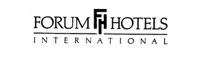 FORUM HOTELS INTERNATIONAL FH trademark