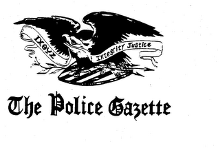 THE POLICE GAZETTE INTEGRITY JUSTICE trademark