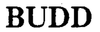 BUDD trademark