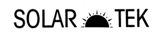 SOLAR TEK trademark