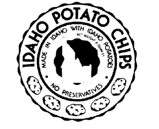 IDAHO POTATO CHIPS MADE IN IDAHO WITH IDAHO POTATOES