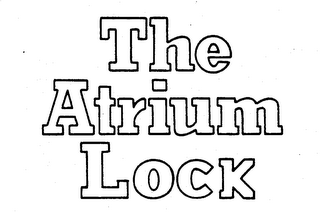 THE ATRIUM LOCK trademark