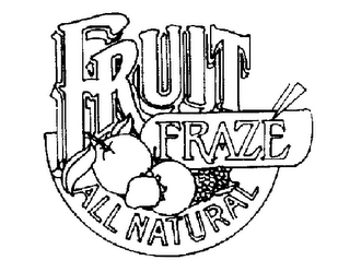 FRUIT FRAZE ALL NATURAL trademark