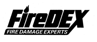 FIREDEX FIRE DAMAGE EXPERTS trademark