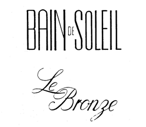 BAIN DE SOLEIL LE BRONZE trademark