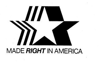 MADE RIGHT IN AMERICA trademark