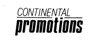 CONTINENTAL PROMOTIONS