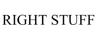 RIGHT STUFF trademark