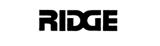 RIDGE trademark