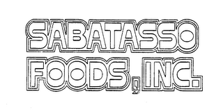 SABATASSO FOODS, INC. trademark