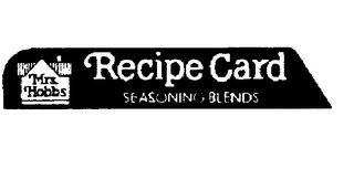 MRS. HOBBS RECIPE CARD SEASONING BLENDS