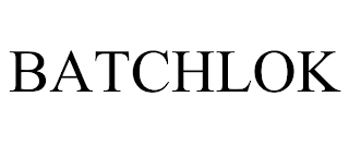 BATCHLOK trademark