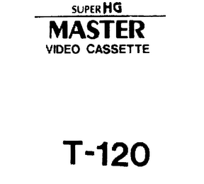 MASTER VIDEO CASSETTE