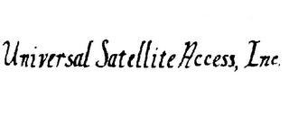 UNIVERSAL SATELLITE ACCESS, INC.