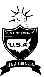 GET THE POWER U.S.A. IT'S A TURN ON