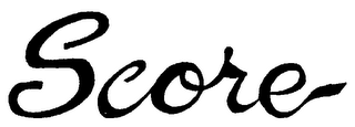 SCORE trademark