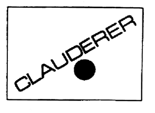 CLAUDERER