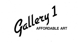 GALLERY 1 AFFORDABLE ART