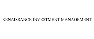 RENAISSANCE INVESTMENT MANAGEMENT trademark