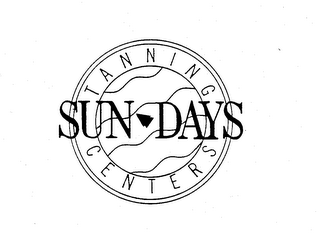 SUN DAYS TANNING CENTERS trademark