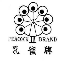 PEACOCK BRAND trademark
