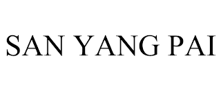 SAN YANG PAI trademark