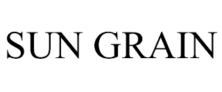 SUN GRAIN trademark