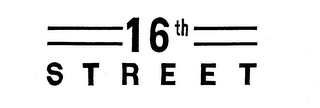 16TH STREET trademark
