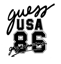 GUESS USA 86 GEORGES MARCIANO