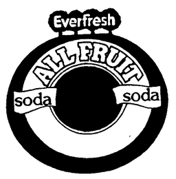 EVERFRESH ALL FRUIT SODA trademark