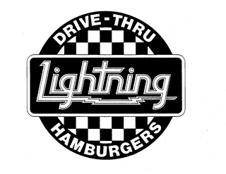 LIGHTNING HAMBURGER DRIVE-THRU trademark